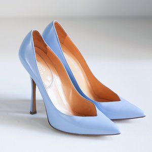 Edmundo Castillo Powder Blue High Heel Closed Heel